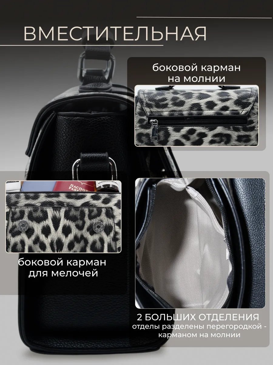 Сумка кросс-боди Niksay экокожа серый купить,NaN