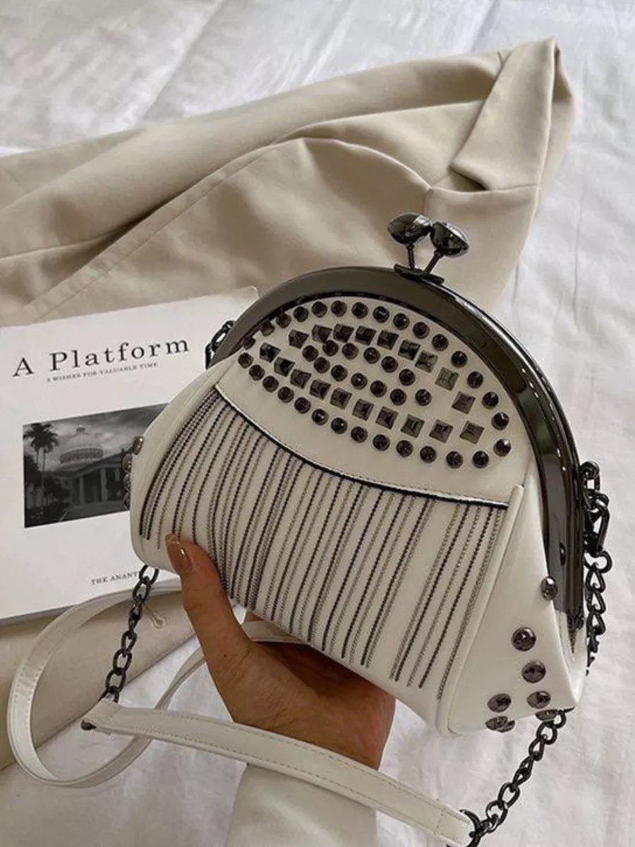 Сумка кросс-боди Rare accessories натуральная кожа белый купить,NaN