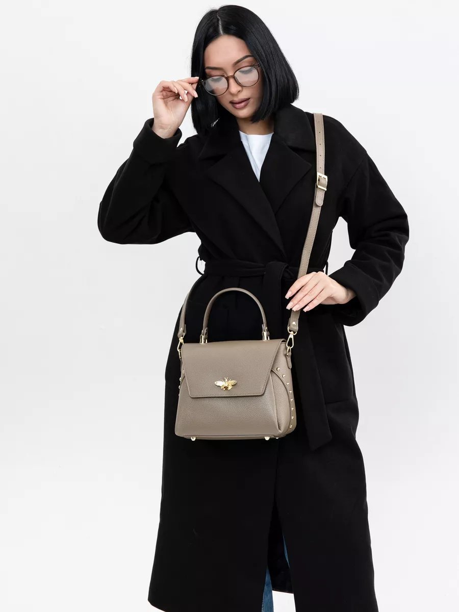 Мини-сумка Belmondo Special Boutique натуральная кожа коричневый купить,NaN
