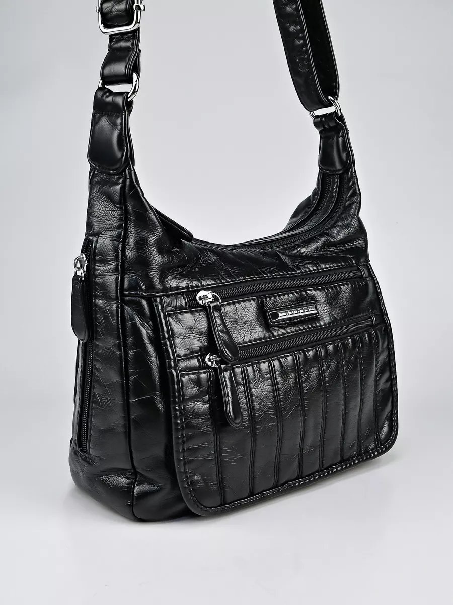 Сумка кросс-боди Alimoda экокожа черный купить,NaN
