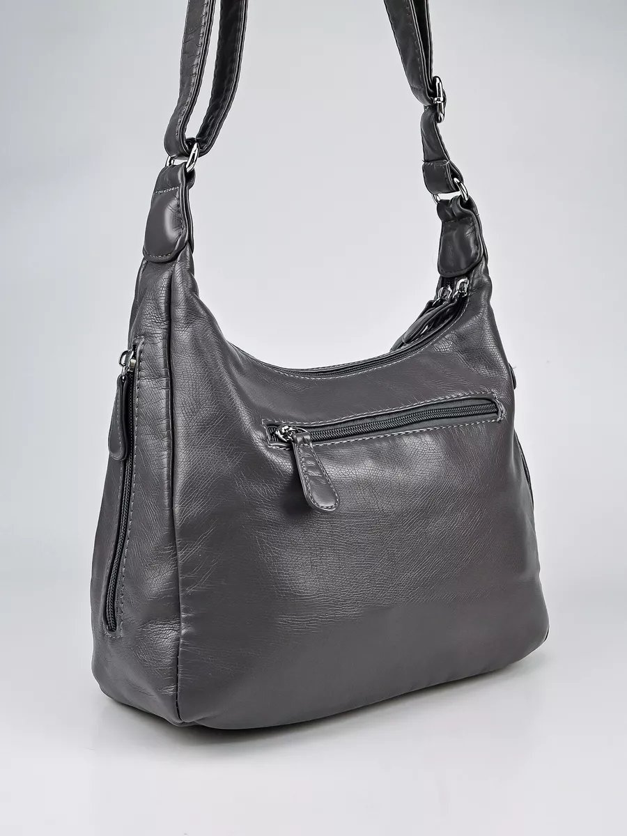 Сумка кросс-боди Alimoda экокожа серый купить,NaN