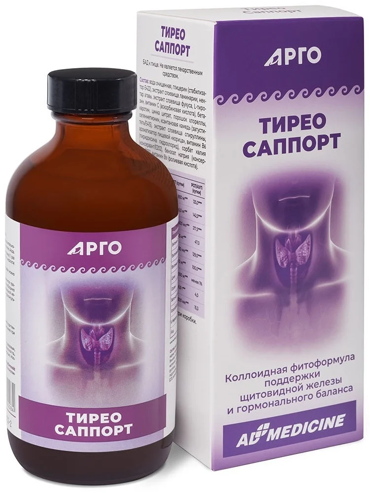AD MEDICINE LLC Раствор Тирео Саппорт 237мл купить,NaN
