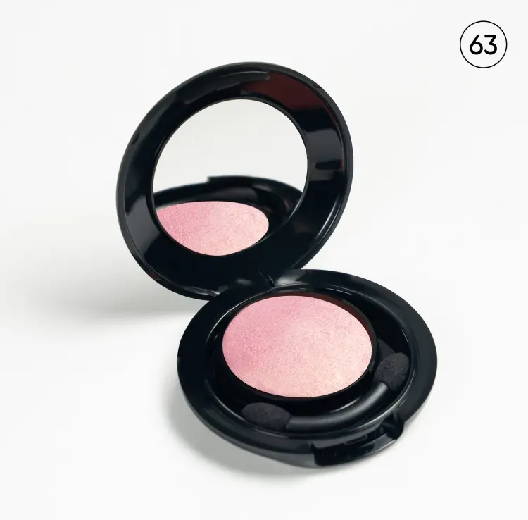 Face Nicobaggio тени прессованные BAKED COLOR SHADOW тон 63, "Лососевый, металлик с золотом" купить,NaN