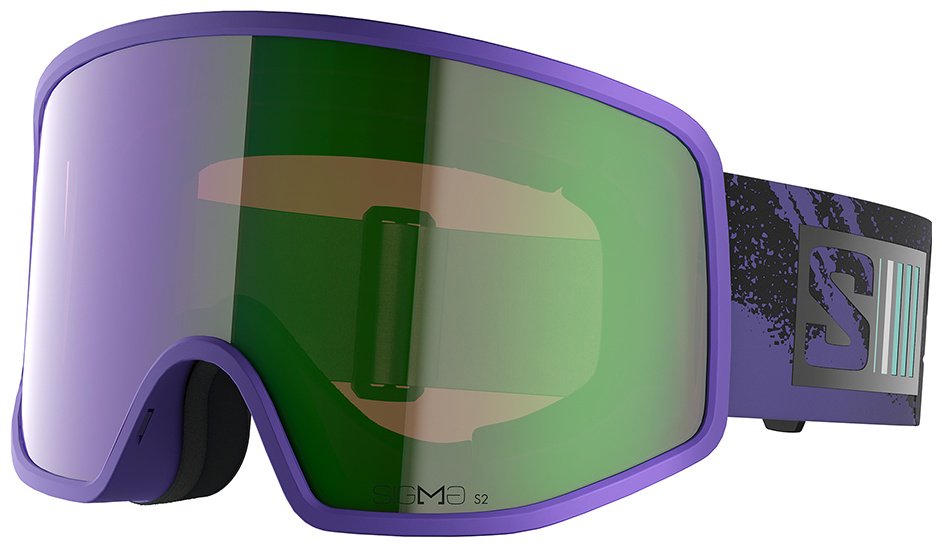 Маска горнолыжная Salomon Sentry Pro Sigma L47898000 фиолетовый размер one size