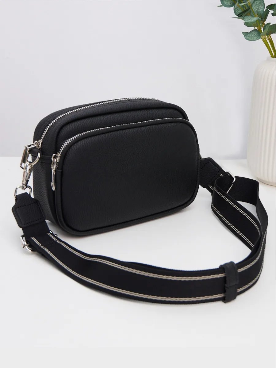 Сумка кросс-боди MJ.BAGS экокожа черный купить,NaN