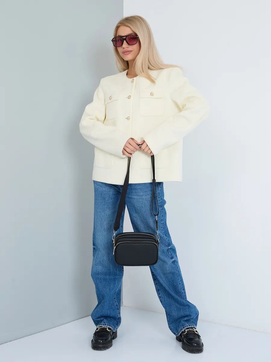 Сумка кросс-боди MJ.BAGS экокожа черный купить,NaN