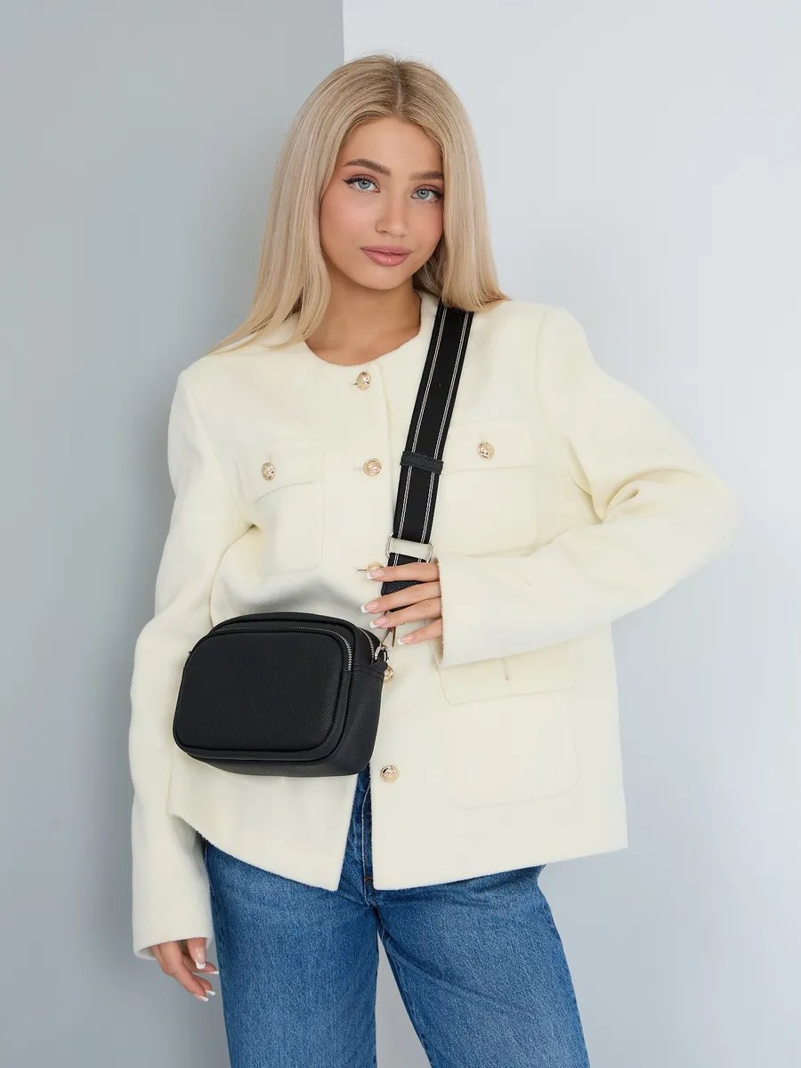 Сумка кросс-боди MJ.BAGS экокожа черный купить,NaN