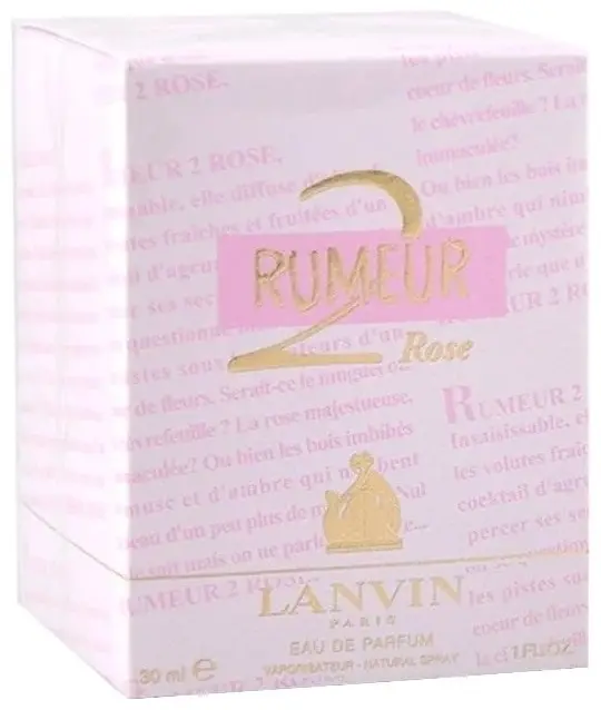 LANVIN Rumeur 2 Rose парфюмерная вода EDP 30 мл, для женщин купить,22140