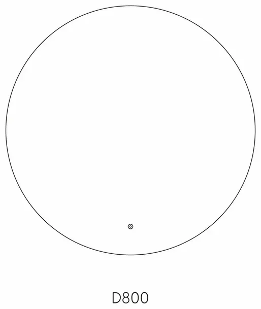Зеркало настенное Taliente 80x80 см купить,109400