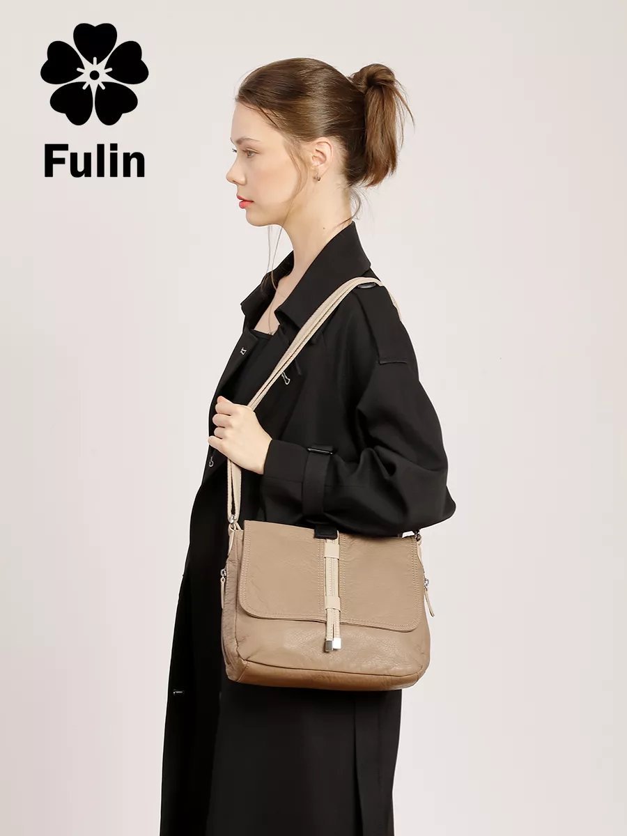 Мини-сумка FULIN экокожа зеленый купить,NaN