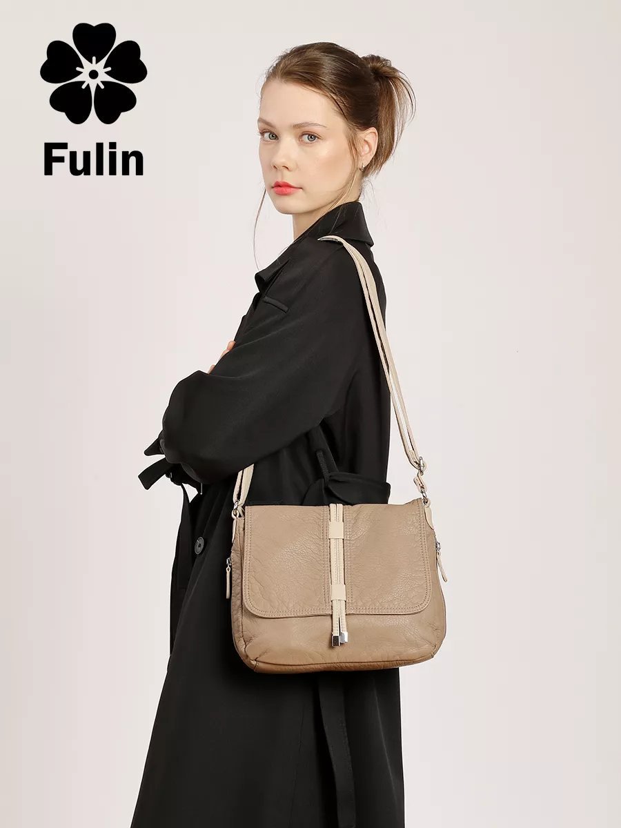 Мини-сумка FULIN экокожа зеленый купить,NaN