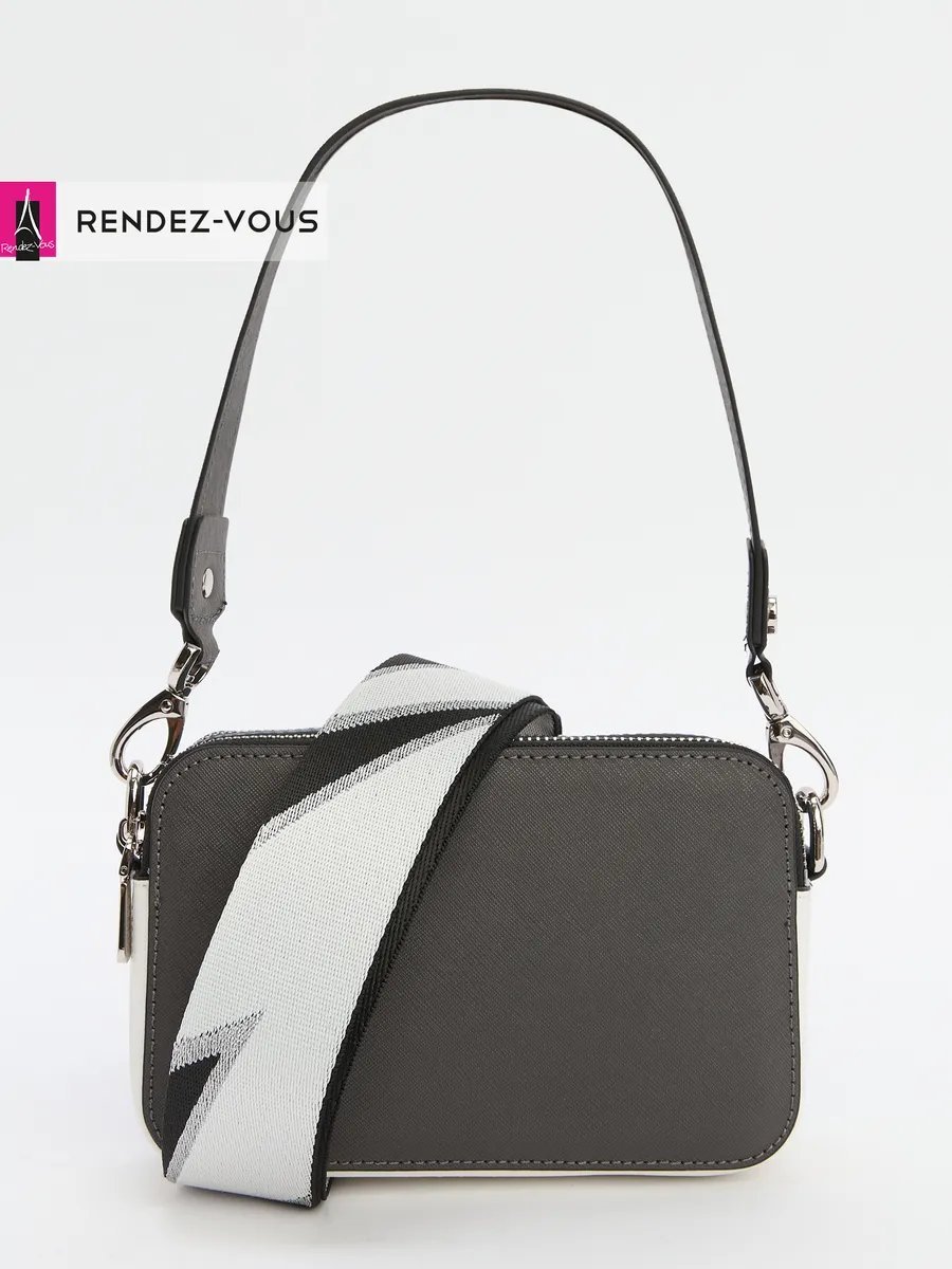 Сумка кросс-боди Tendance экокожа серый купить,NaN