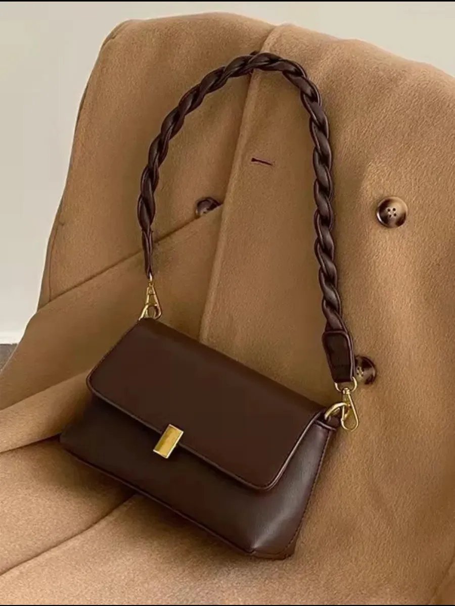Сумка кросс-боди Rare accessories экокожа коричневый