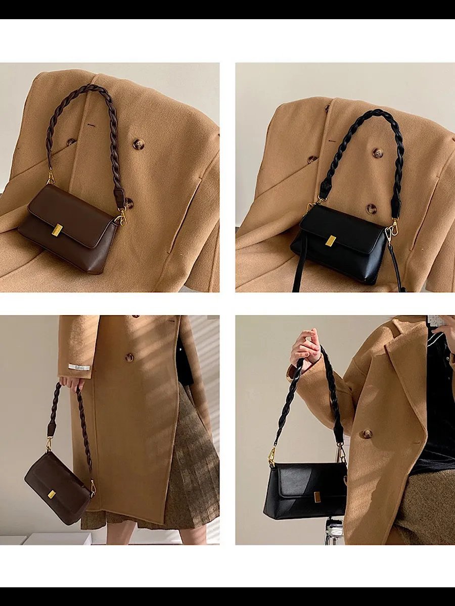 Сумка кросс-боди Rare accessories экокожа коричневый