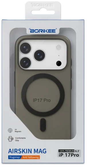 Чехол Borikee для телефона Iphone 17 Pro BK-045 Black