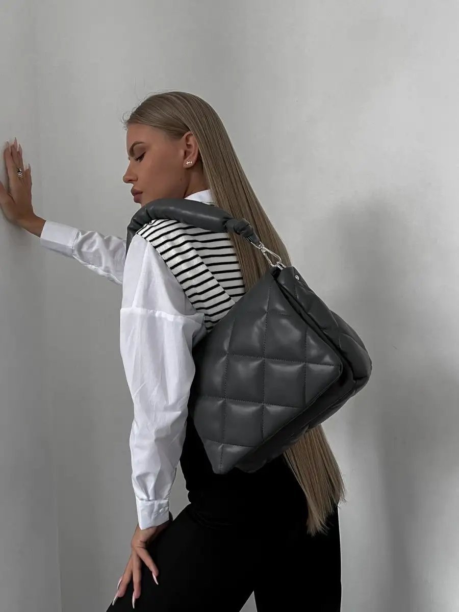 Сумка кросс-боди heybags экокожа серый