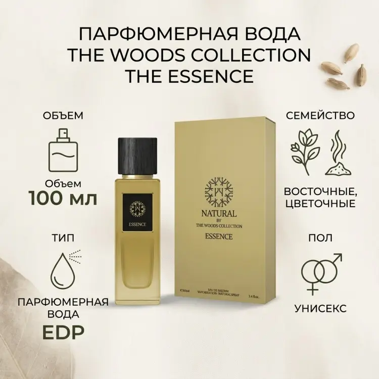 The Woods Collection The Essence парфюмерная вода EDP 100 мл, унисекс купить,93500