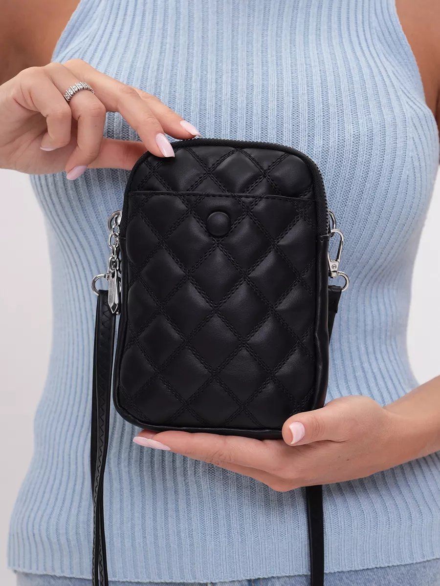 Сумка кросс-боди Little Wallet экокожа черный