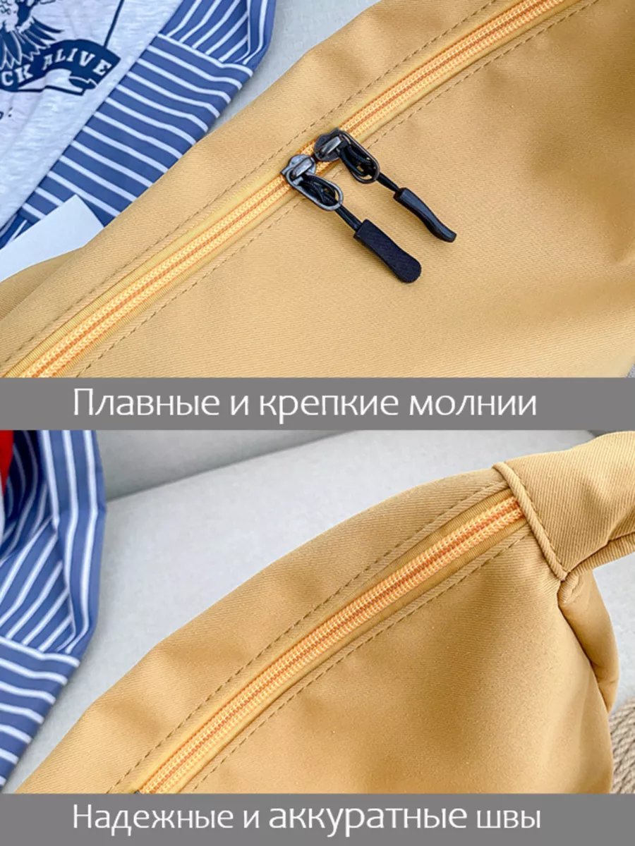 Сумка шоппер полиэстер желтый купить,NaN
