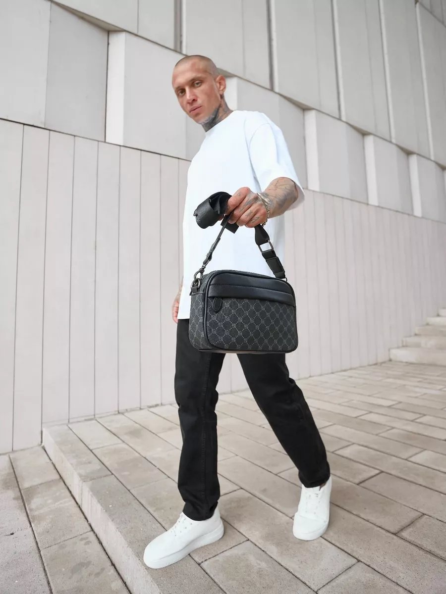 Клатч WONLAB экокожа серый
