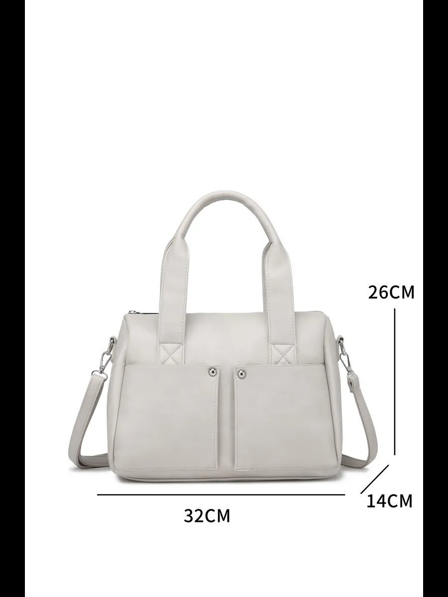 Сумка кросс-боди MiniBags экокожа бежевый