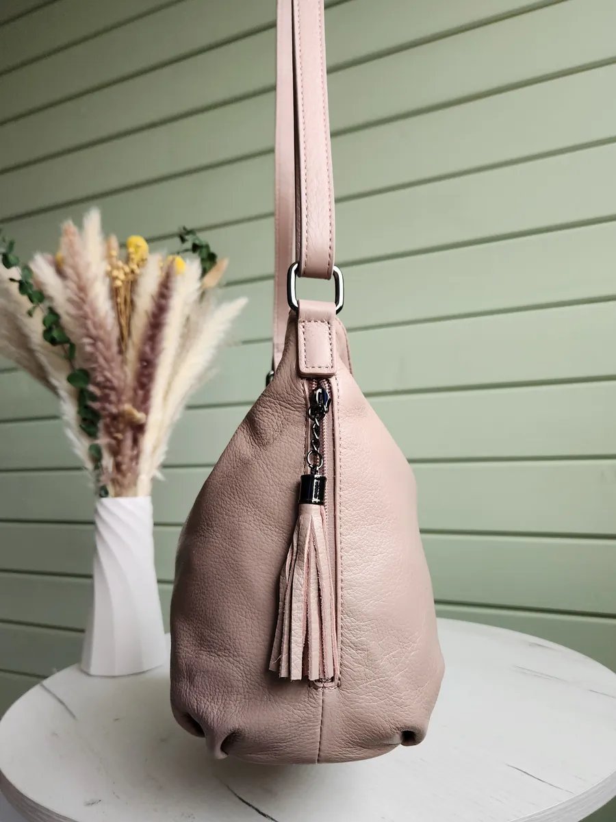 Сумка кросс-боди FEELBAGS натуральная кожа бежевый
