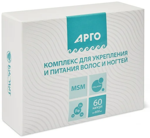 Комплекс для укрепления и питания волос и ногтей Биолит 60шт