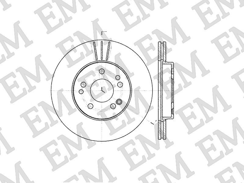 Диски Stellox передние 6020-3308V-SX купить,9869