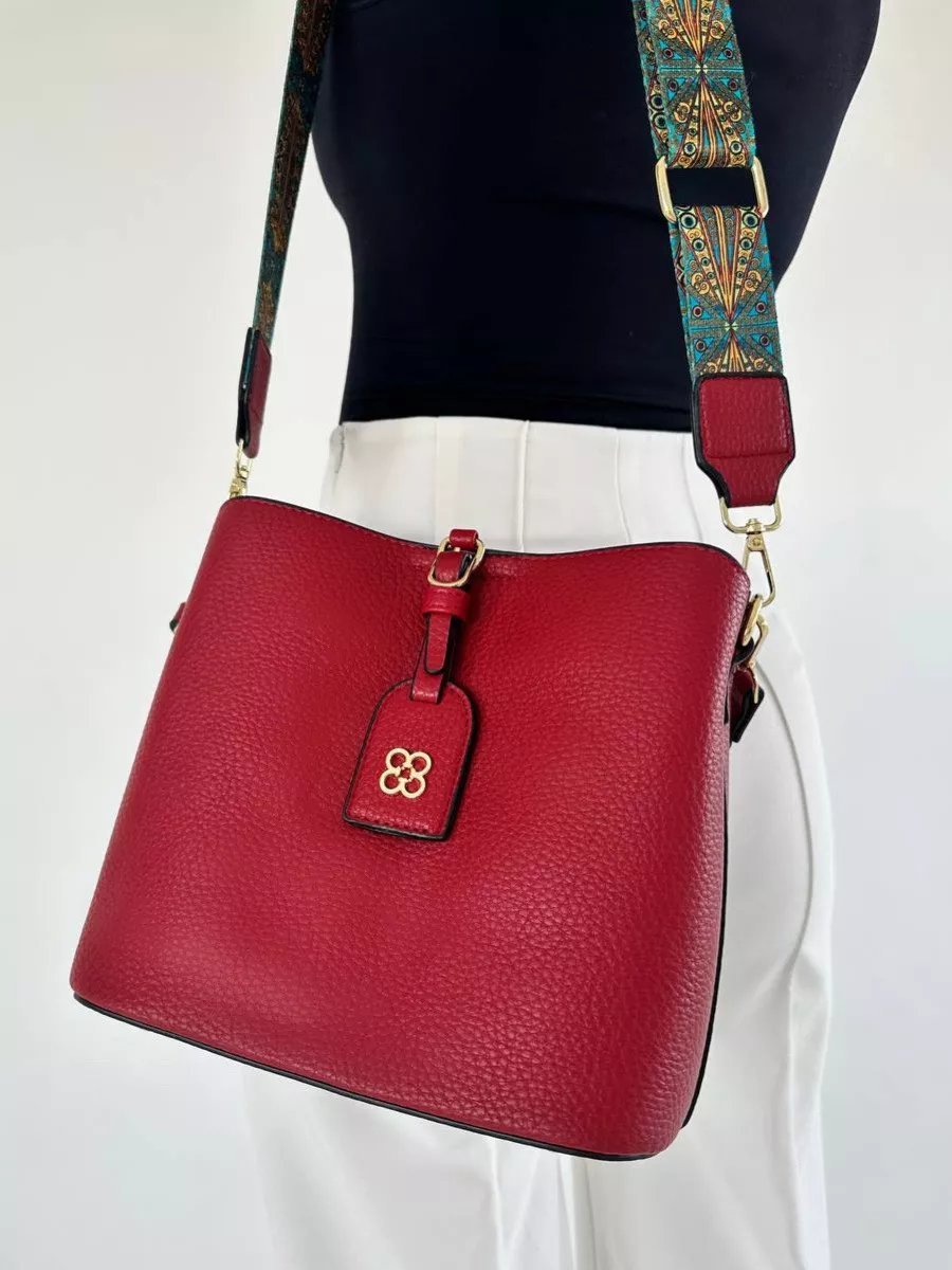 Сумка кросс-боди DIVA CLUTCH экокожа красный купить,NaN