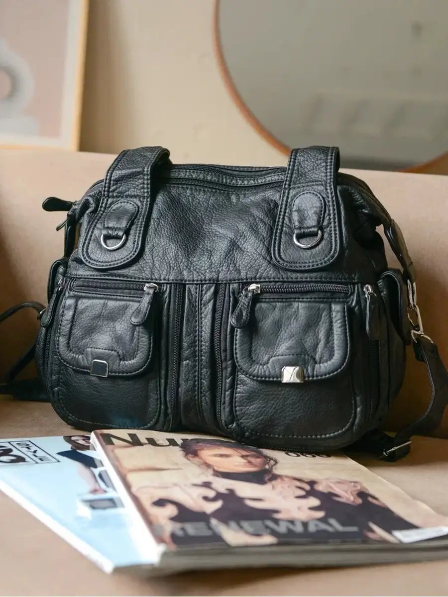 Сумка тоут MONBAG экокожа черный купить,NaN