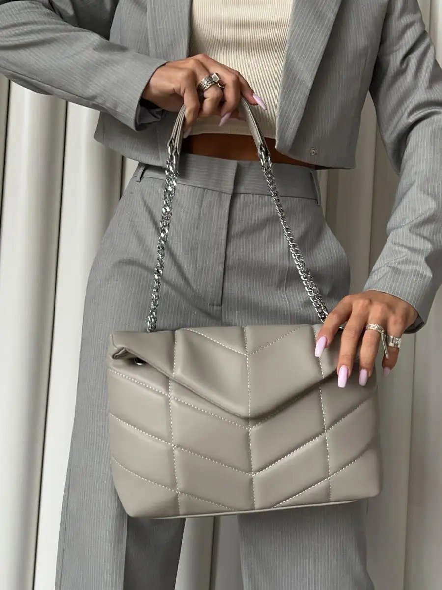 Клатч heybags искусственная кожа серый купить,NaN