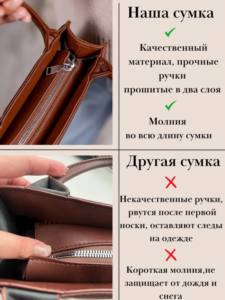 Мини-сумка Paul Finch экокожа коричневый купить,NaN