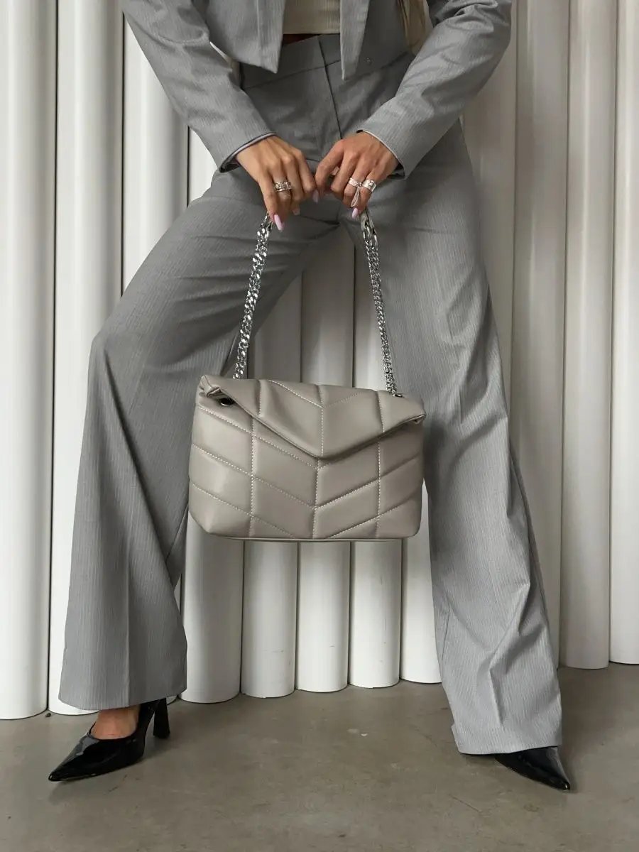 Клатч heybags искусственная кожа серый купить,NaN
