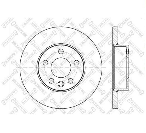 Диски Stellox передние 6020-4766-SX купить,38160