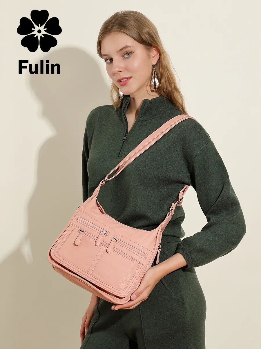 Мини-сумка FULIN экокожа розовый купить,NaN