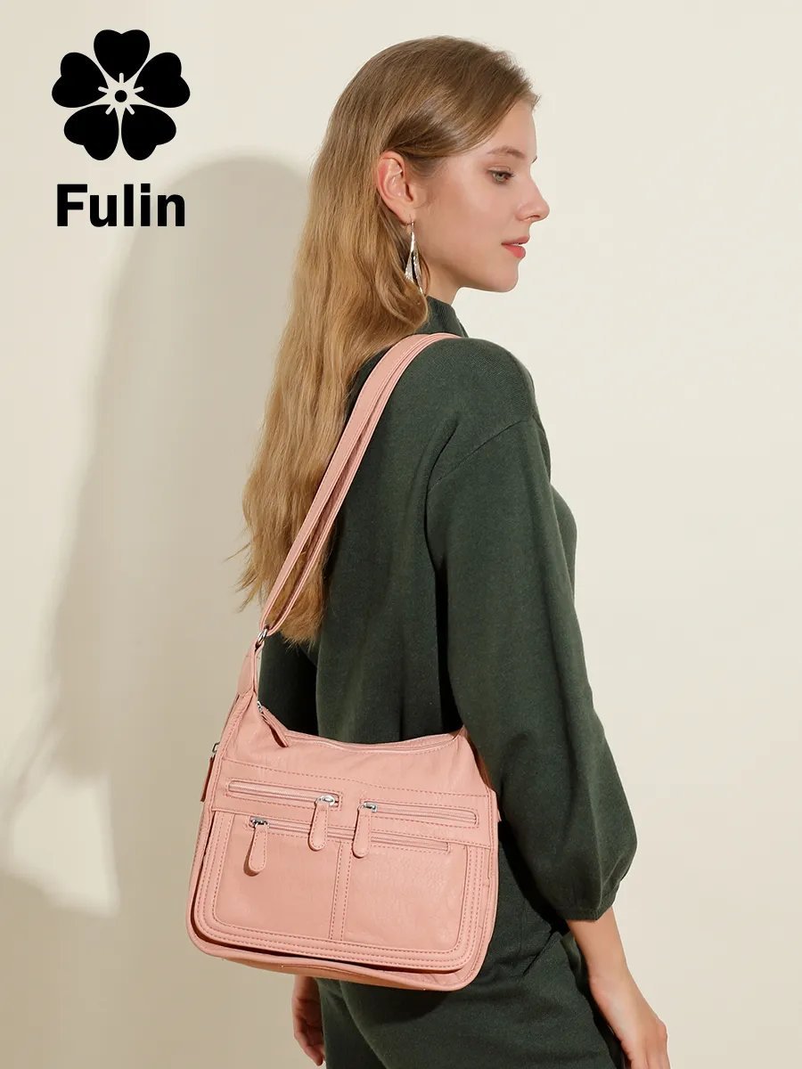 Мини-сумка FULIN экокожа розовый купить,NaN