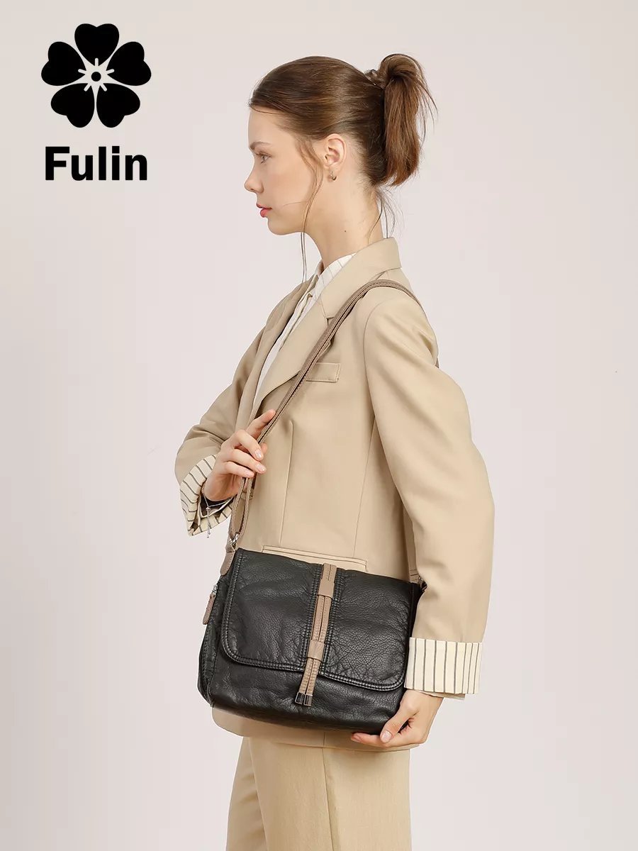 Мини-сумка FULIN экокожа зеленый купить,NaN
