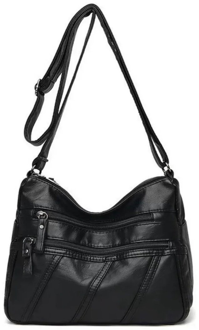 Сумка багет Lady bags экокожа черный купить,NaN