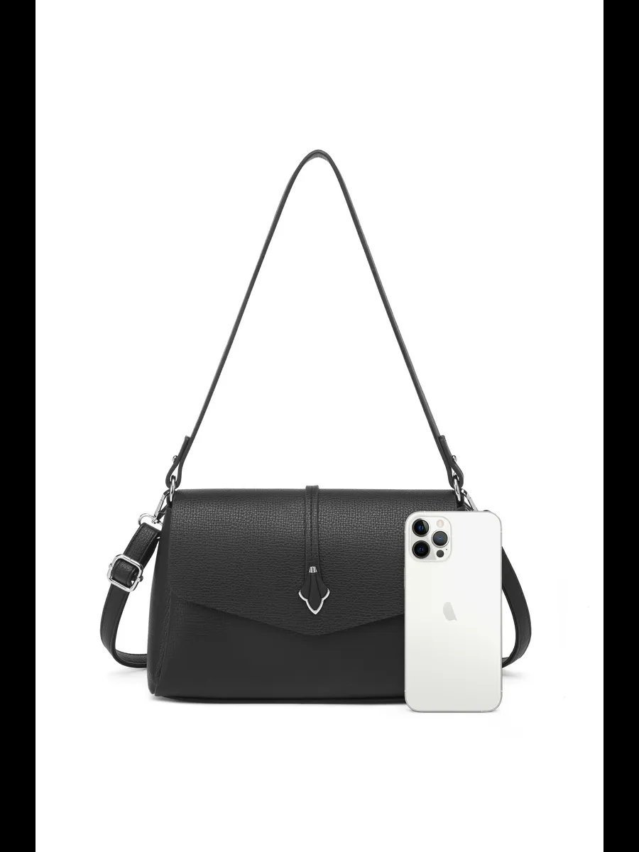 Сумка кросс-боди Lee-Bags экокожа черный купить,NaN