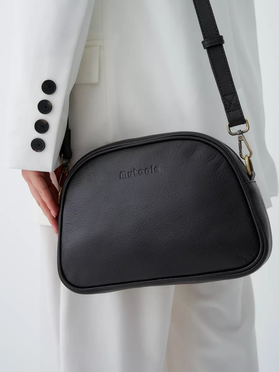 Сумка кросс-боди Mutaale натуральная кожа коричневый купить,NaN