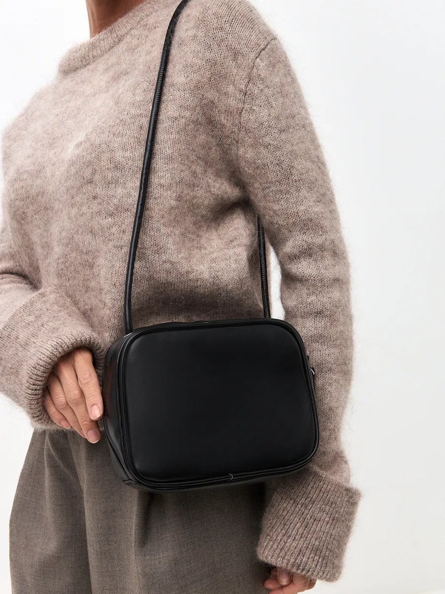 Сумка кросс-боди 2 BAGS BETTER экокожа черный купить,NaN