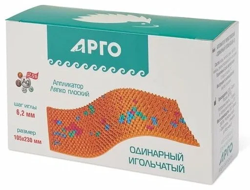 Массажер Ляпко акупунктурный 105х230мм металл