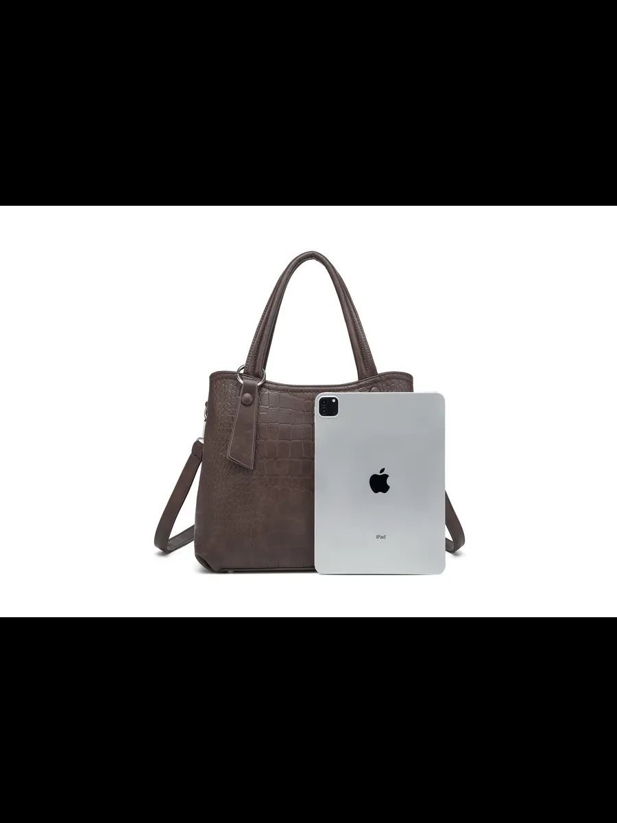 Сумка кросс-боди MiniBags экокожа коричневый купить,NaN