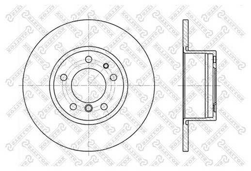 Диски Stellox передние 6020-1518-SX купить,14400