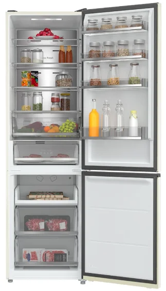 Холодильник Dreame Fridge 200 Combi DRB450WMYARU бежевый - ForteMarket Холодильник Dreame Fridge 200 Combi DRB450WMYARU бежевый купить,350990