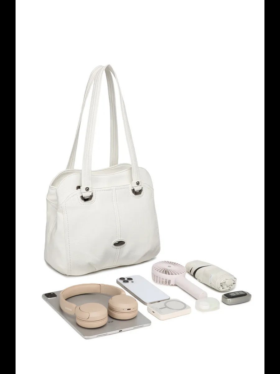 Сумка тоут MiniBags экокожа белый купить,NaN