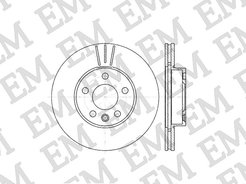 Диски Stellox передние 6020-2545V-SX купить,16520