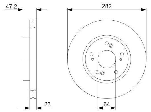 Диски Stellox передние 6020-2626V-SX купить,11920