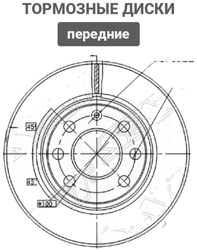 Диски SAT передние ST-9195985 купить,8492