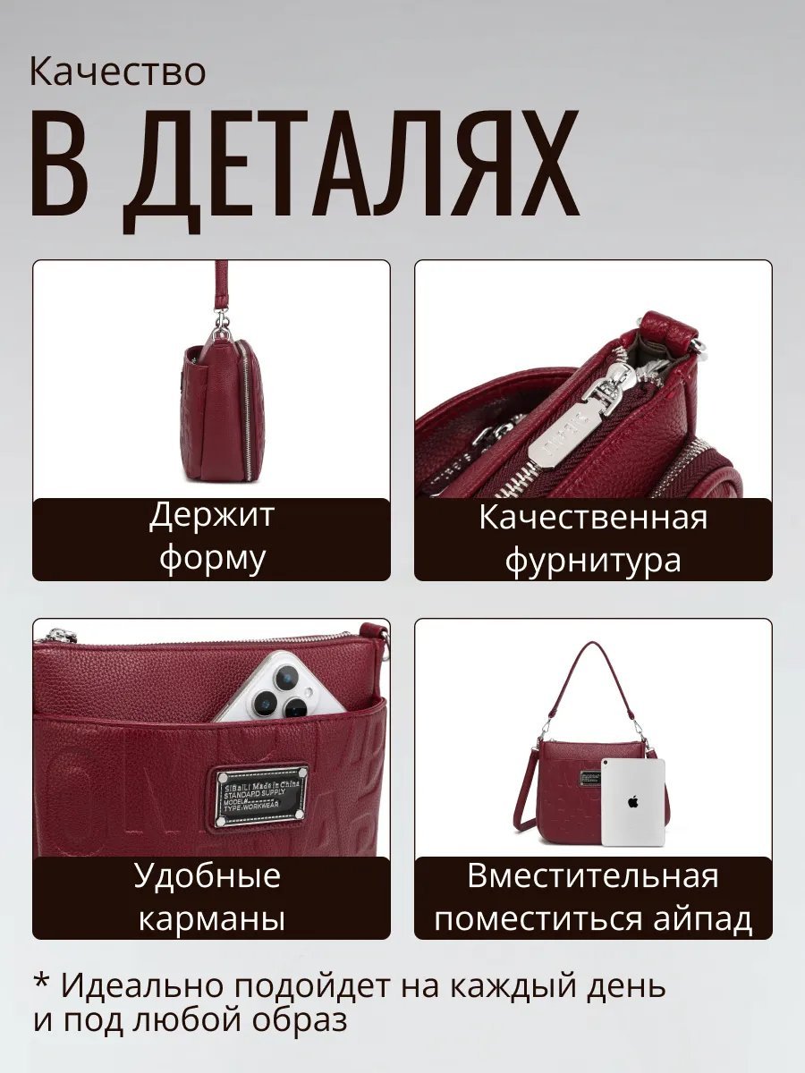 Сумка кросс-боди искусственная кожа красный купить,NaN